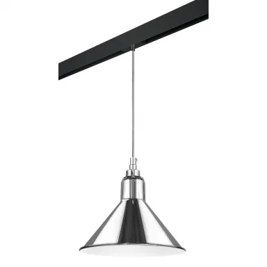 PRO765024 Светильник д/1-фазн трека LOFT 1х40W E14 ХРОМ/ЧЕРНЫЙ (765024+595007)