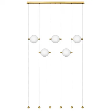 815501 Люстра DAFNE LED 5x8.5W ЛАТУНЬ 3000K