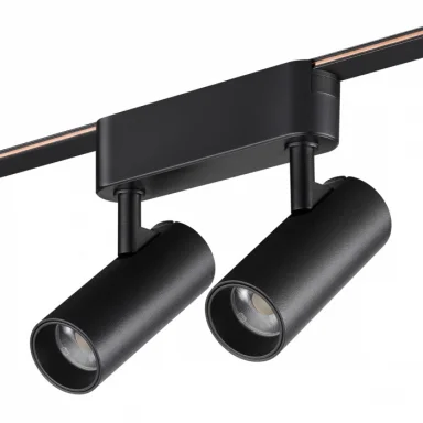 NOVOTECH 359469 SHINO NT24 102 черный Трековый смарт-светильник для низковольтного шинопровода с дву