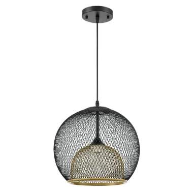 LUMION 8052/1A SUSPENTIONI LN25 315 черный/черный, золото металл/металл Подвесной светильник E27 1*6