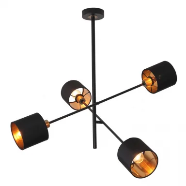 Escada 1109/4P E14*40W Black/Gold