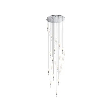 Каскадная люстра Newport 4812+10/S chrome