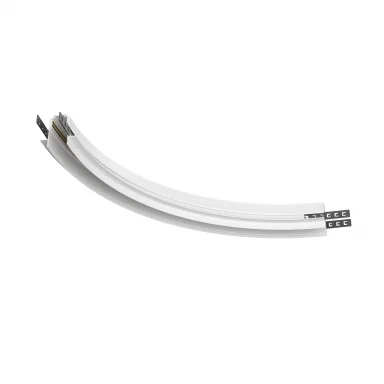 Коннектор радиусный R300 Exility встраиваемый под ГКЛ 12,5мм, белый TRA044-angle.12W