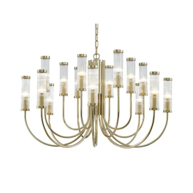 Подвесная люстра Newport 4558+4+4/C gold