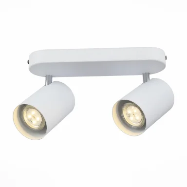 SL597.501.02 Спот ST-Luce Белый, Хром/Белый GU10 LED 2*7W