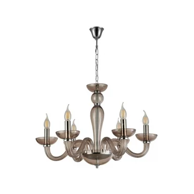 Подвесная люстра Newport 8646/C chrome coffee