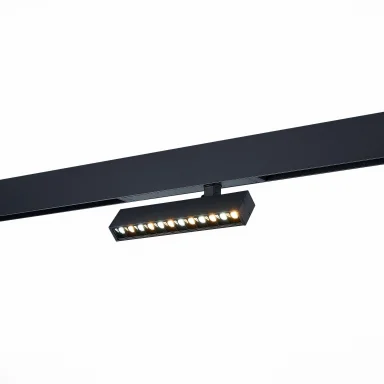 ST656.446.09 Св-к трек. Черный LED 1*9W 4000K 700Lm Ra>90 24 IP20 L220xW25xH105 220V