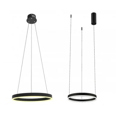 08212,19A (4000K) Подвес Тор черный d40 h110 Led 23W (4000K) 2 типа крепления