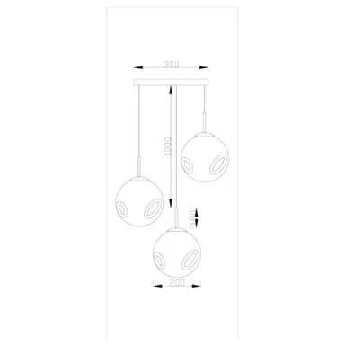 Подвесной светильник Moderli V2101-P