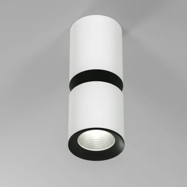 Накладной светильник Elektrostandard 25048/LED 12W 4000К белый/чёрный