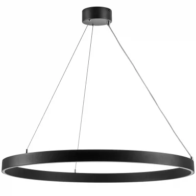 748037 Люстра SATURNO LED 48W 3500LM 70G ЧЕРНЫЙ 3000-6000K