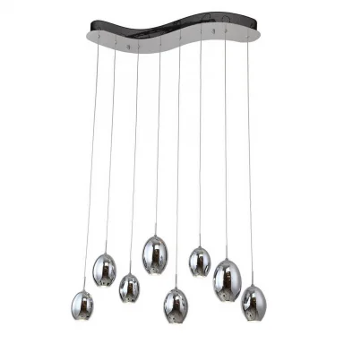 08024 Подвес Метеорит хром w70*30 h120 Led 24W (4000K)