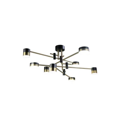 Люстра ZORTES LUNAR ZRS.1805.08 Мощность-80Вт Тип лампы: Встроенный  Встроенный LED
