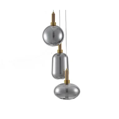 07570-3A,16 Подвес Касла дымчатый d35 h120 Led 3*5W (4000K)