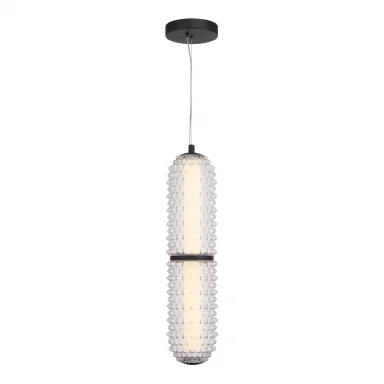 SL6144.403.01 Светильник подвесной ST-Luce черный/прозрачный LED 1*22W 4000K