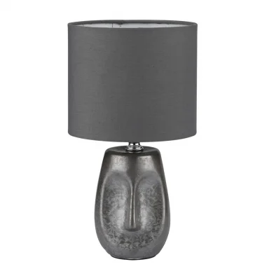 LUMION 8147/1T MODERNI LN25 000 серый, керамика/текстиль Настольная лампа Е27 1*60W 220V AKIVI