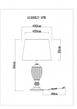 Настольная лампа A1550LT-1PB